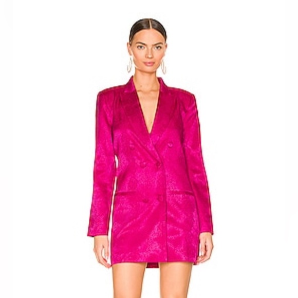 Revolve fuschia blazer dress - Picture 1 of 4
